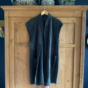 Eileen Fisher Suede Vest